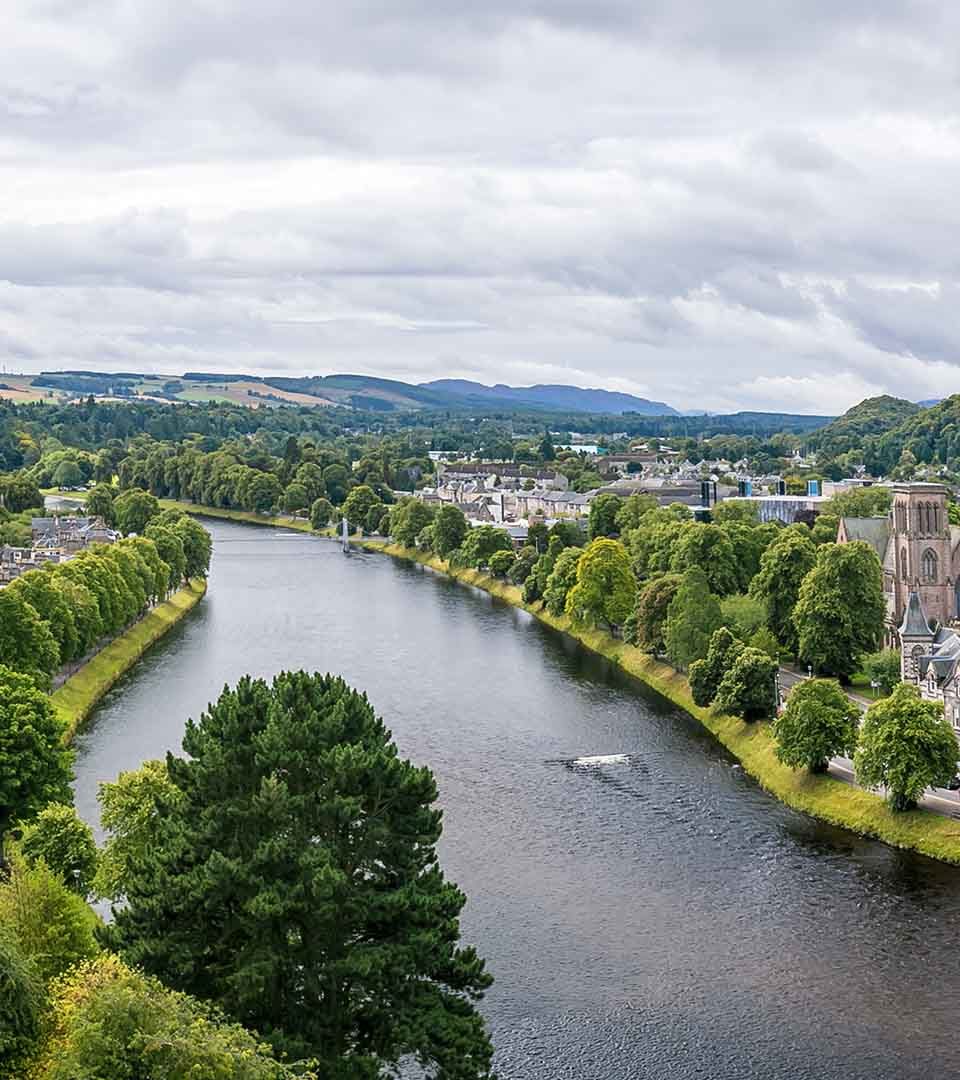 View of the River Ness in Inverness