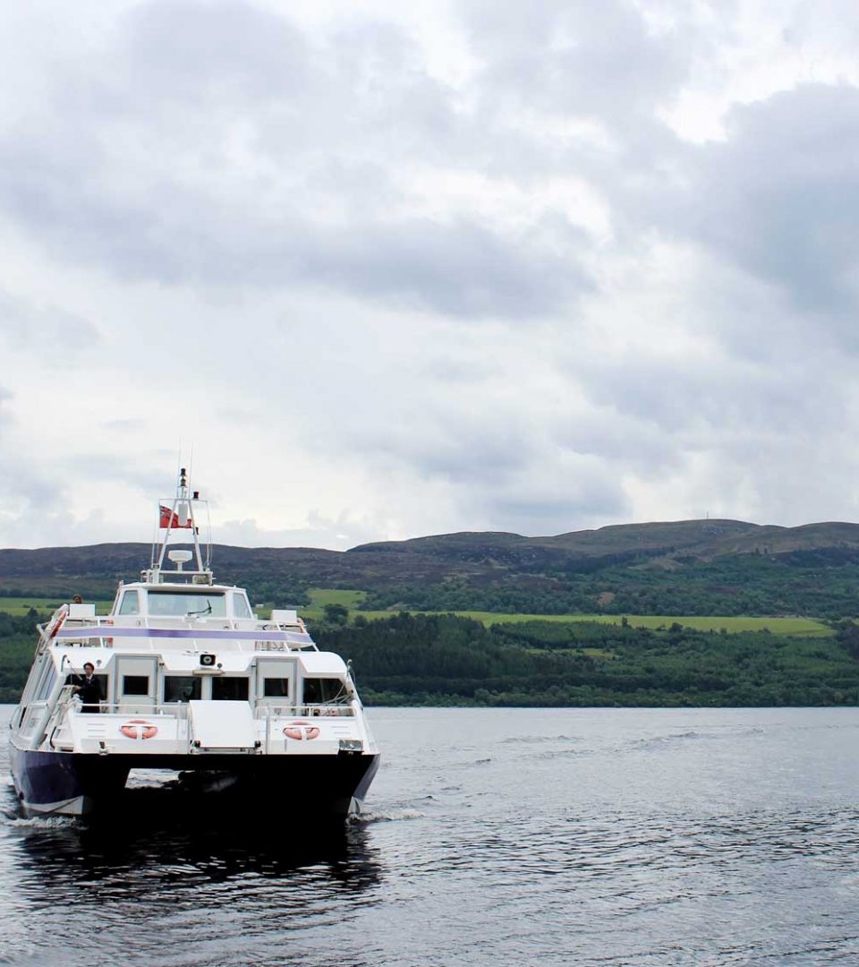 A boat tour on Loch Ness