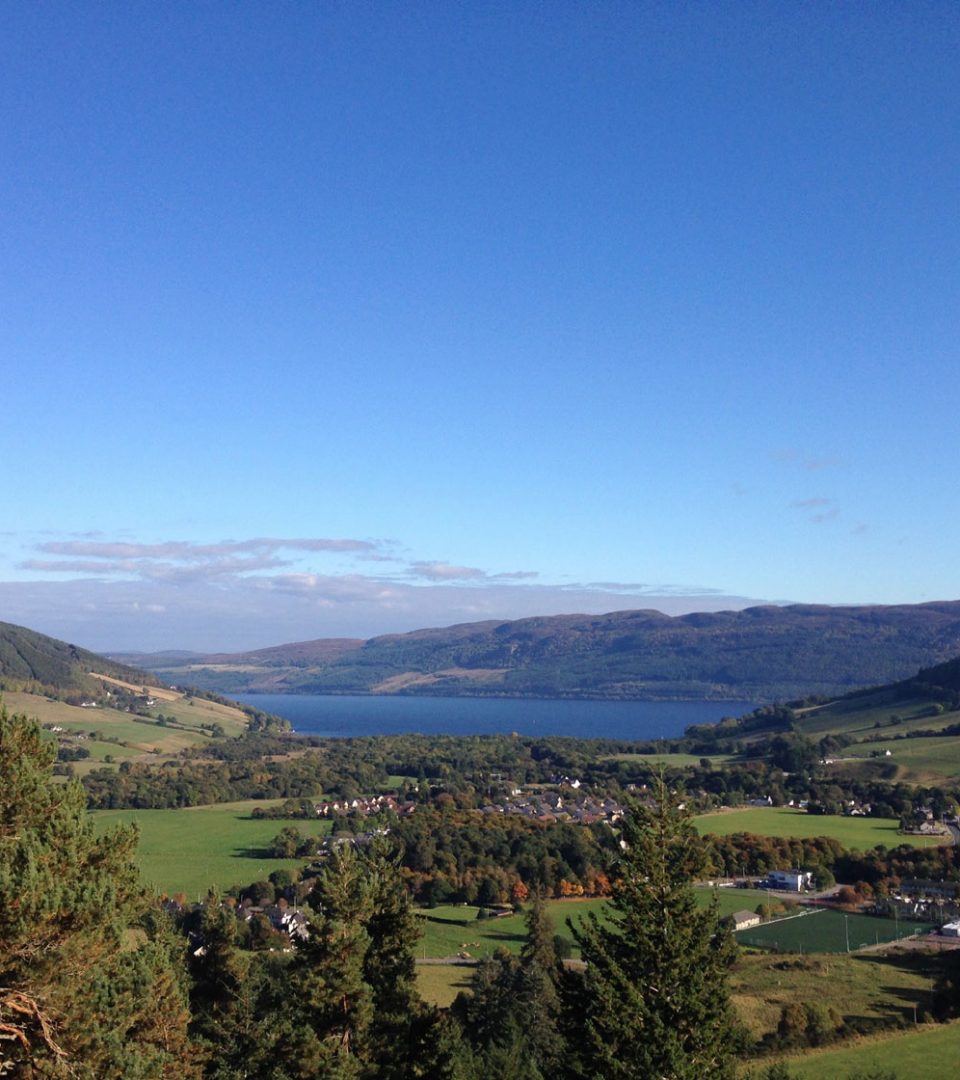 View of Loch Ness from Drumnadrochit