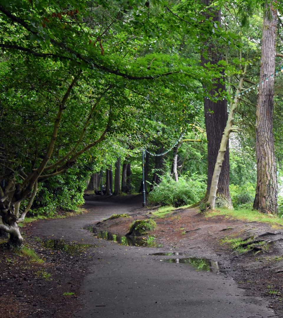 Ness Islands walking path in Inverness