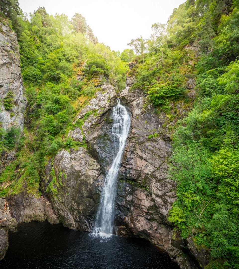 Waterfall in the Scottish Highlands