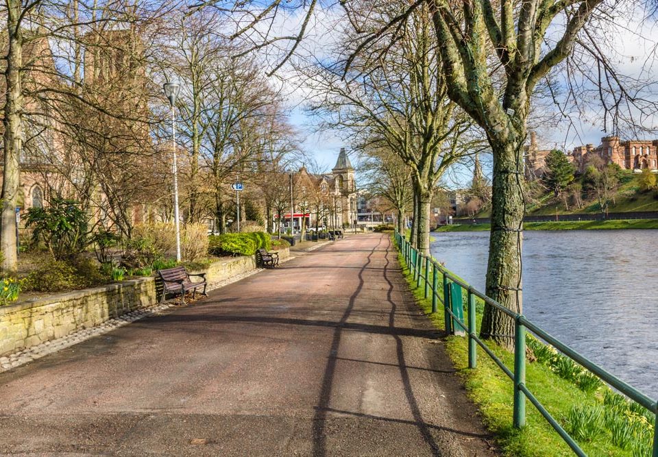 River Ness in wintertime