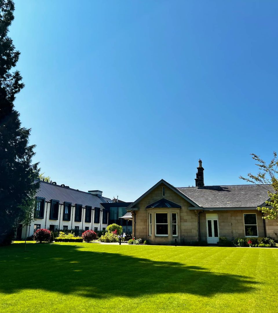 The front exterior of Ness Walk on a sunny day