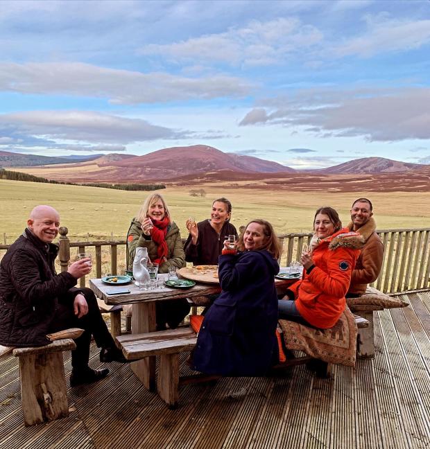 Guests enjoying Whisky Safari