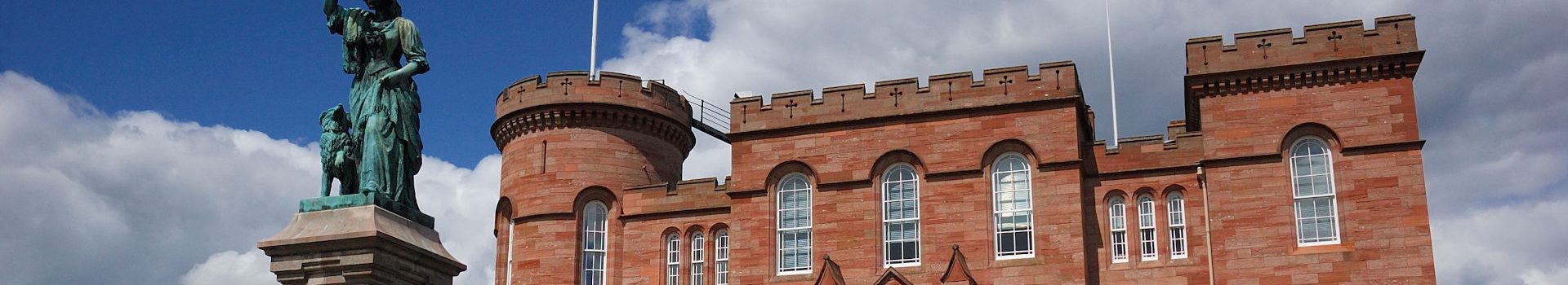 Statue of Flora Macdonald outside Inverness Castle