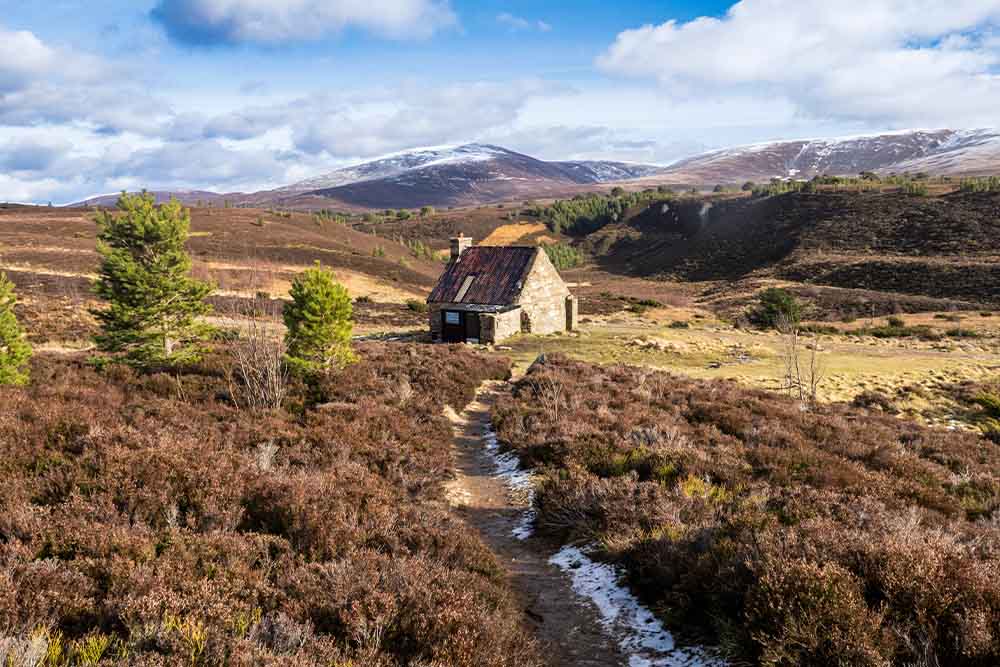 A Highland croft. 