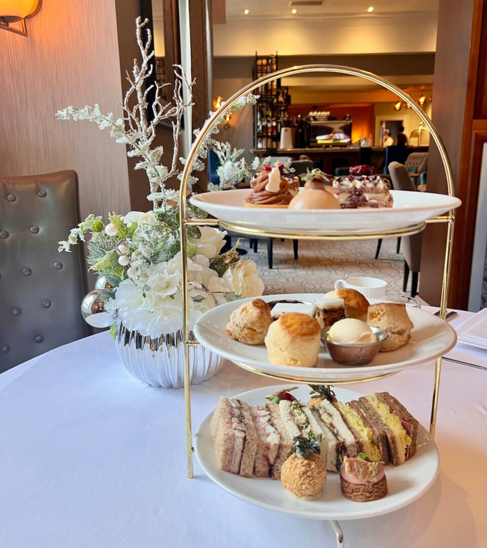 Festive Afternoon Tea stand