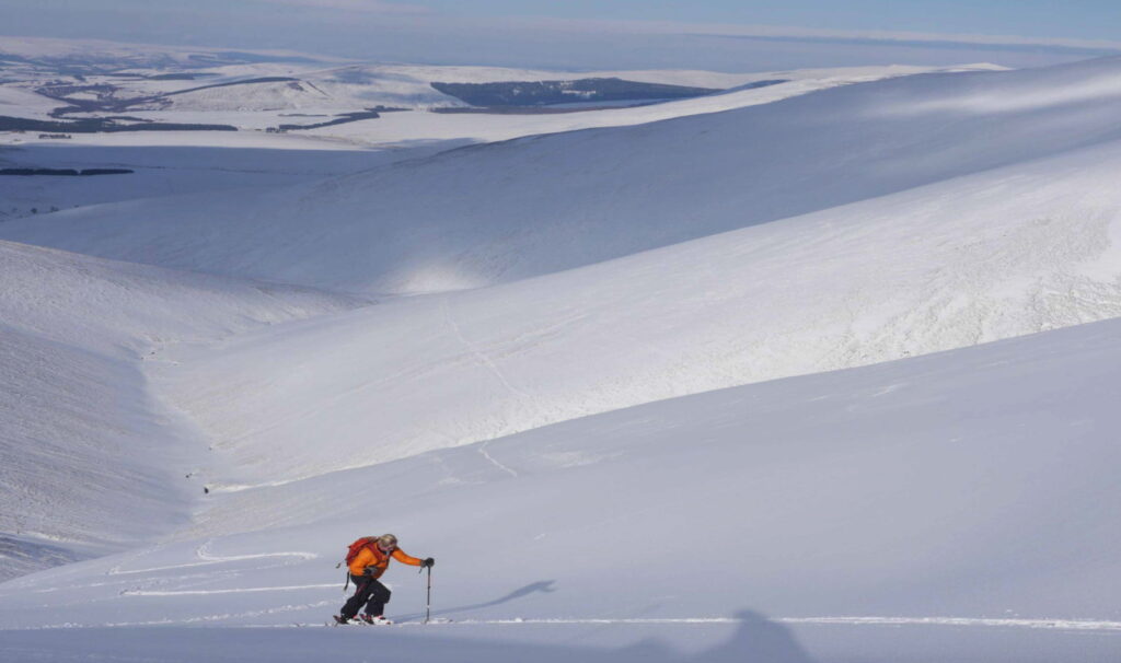 Skiing at a winter refuge with Zeki Basan